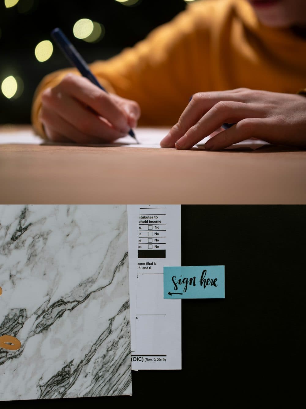 Both photos joined into one image